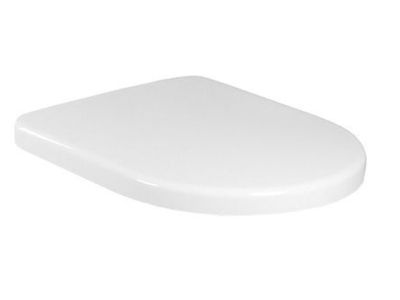 Capac WC Villeroy & Boch Architectura XXL cu inchidere lenta si QuickRelease, alb alpin