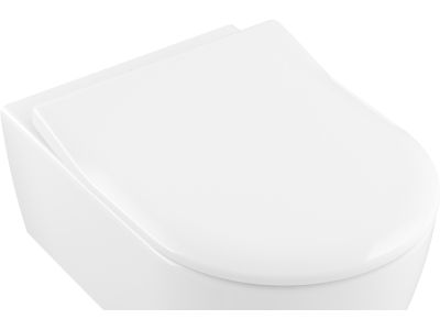 Capac wc Villeroy & Boch Avento Slim cu inchidere lenta si sistem QuickRelease