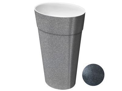 Lavoar free-standing Besco Uniqa Glam 32x46x84cm, Graphite
