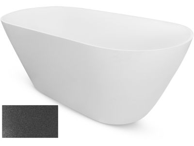 Cada freestanding Besco Moya Glam 160x68cm, Graphite