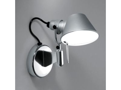 Aplica Artemide Tolomeo Micro Faretto design Michele De Lucchi , Giancarlo Fassina, LED 8W, aluminiu
