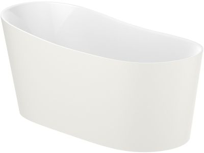 Cada ovala freestanding Roca Maui 150x70cm, Stonex, ventil click-clack, bej