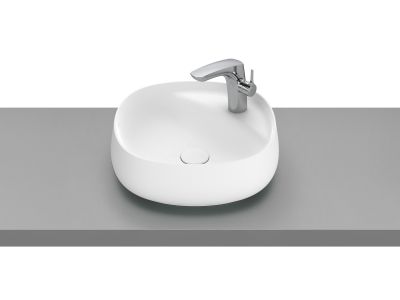 Lavoar tip bol Roca Beyond 455x455mm, alb mat