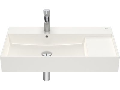 Lavoar Roca Inspira Square 800x490mm, montare pe mobilier, bej