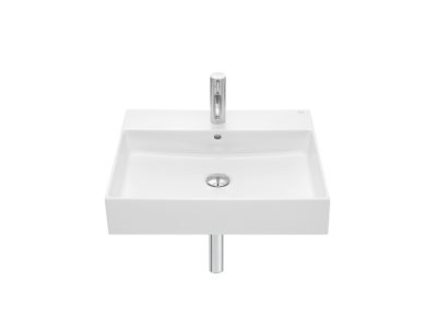 Lavoar Roca Inspira Square 600x490cm, montare pe mobilier, alb