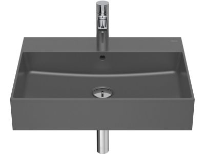 Lavoar Roca Inspira Square 600x490cm, montare pe mobilier, onyx