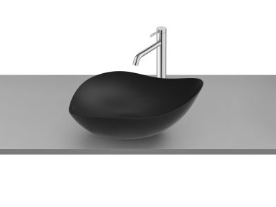 Lavoar tip bol Roca Ohtake 54x37.5cm, negru mat