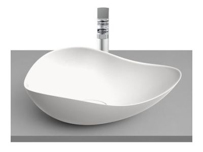Lavoar tip bol Roca Ohtake 54x37.5cm, alb mat