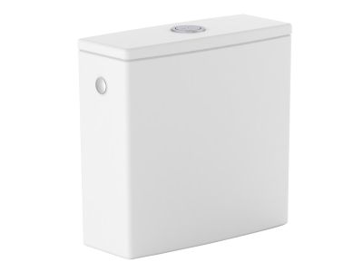 Rezervor wc Roca Ona cu dubla comanda 4.5/3L cu alimentare laterala, alb mat