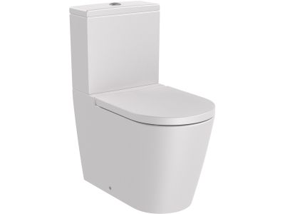 Vas wc Roca Inspira Round Rimless, back-to-wall, 375x645mm, perla