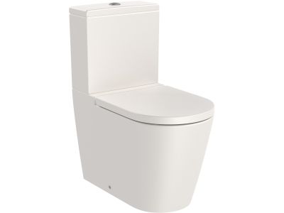 Vas wc Roca Inspira Round Rimless, back-to-wall, 375x645mm, bej