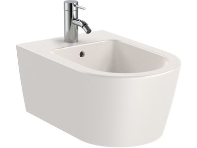 Bideu suspendat Roca Inspira Round 370x560cm, bej