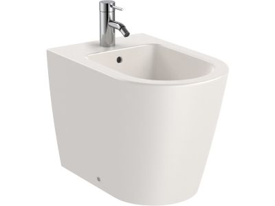 Bideu Roca Inspira Round back-to-wall, 370x560cm, bej