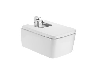 Bideu suspendat Roca Inspira Square 370x560cm, alb