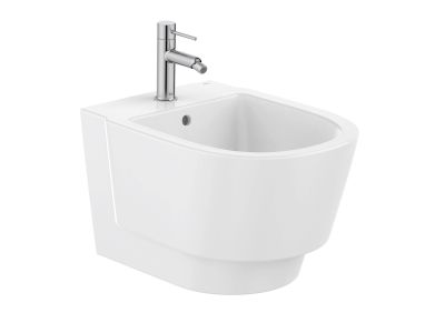 Bideu suspendat Roca Tura 50x36cm, alb