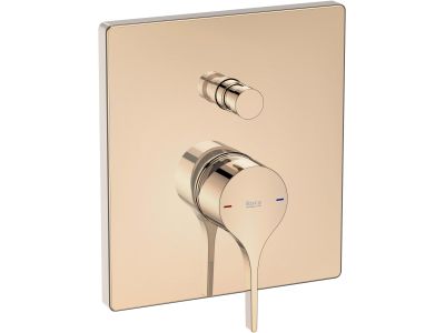 Baterie cada - dus Roca Insignia cu montaj incastrat, necesita corp ingropat, rose gold