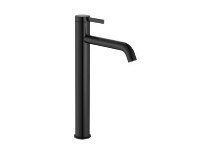 Baterie lavoar Roca Ona L Cold Start pentru lavoare tip bol, ventil click-clack, titanium black
