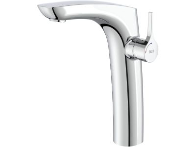Baterie lavoar Roca Insignia Cold Start pentru lavoare tip bol, ventil click-clack, crom