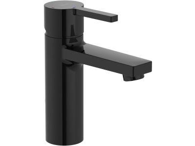 Baterie lavoar Roca Naia Cold Start, fara ventil, titanium black