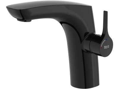 Baterie lavoar Roca Insignia Cold Start, fara ventil, titanium black