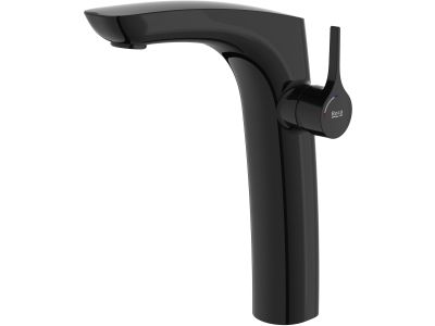 Baterie lavoar Roca Insignia Cold Start pentru lavoare tip bol, fara ventil, titanium black