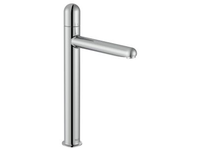 Baterie lavoar Roca NU XL, pentru lavoare tip bol, Cold Start, fara ventil, maneta dome, Crom