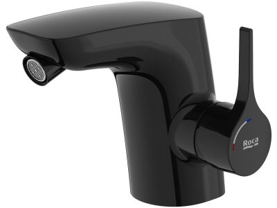 Baterie bideu Roca Insignia Cold Start, fara ventil, titanium black