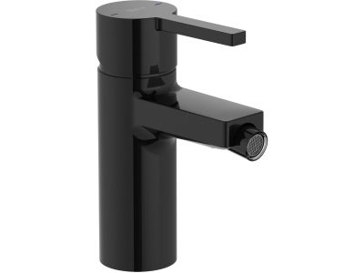 Baterie bideu Roca Naia, ventil pop-up, titanium black