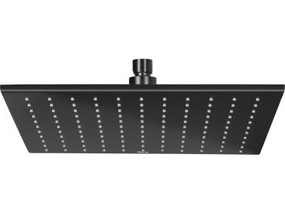 Palarie de dus Roca RainDream 300x300mm, negru periat