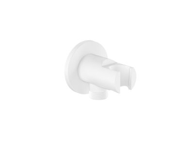 Conector FixFit Roca Aqua cu agatatoare de dus, white