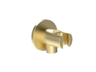 Conector FixFit Roca Aqua cu agatatoare de dus, brass brushed