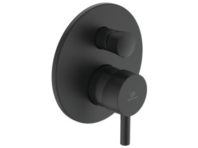 Baterie cada - dus Ideal Standard Ceraline montaj incastrat, include corp incastrat, negru mat
