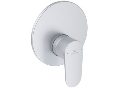 Baterie dus Ideal Standard Cerafine O cu montaj incastrat, corp ingropat inclus, argintiu
