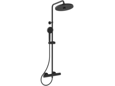 Coloana de dus Ideal Standard Ceratherm T25+ cu baterie termostatata, negru