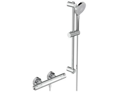Baterie dus termostatata Ideal Standard Ceratherm T50 cu set de dus Idealrain Evo Jet Round