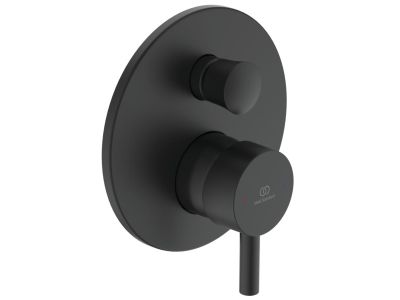 Baterie cada - dus Ideal Standard Ceraline montaj incastrat, necesita corp incastrat, negru mat