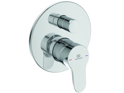 Set baterie cada -dus Ideal Standard Cerabase cu montaj incastrat, corp ingropat inclus, crom