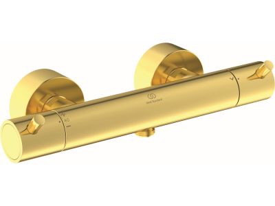 Baterie dus termostatata Ideal Standard Ceratherm T125, auriu periat