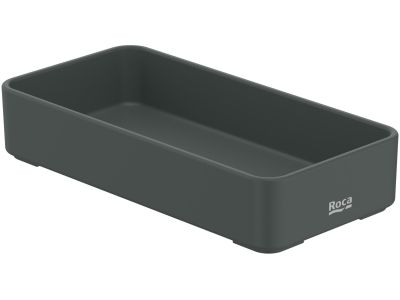 Recipient accesorii baie Roca Ona 15cm, verde