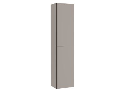 Dulap inalt suspendat Roca Inspira cu doua usi, 175x40cm, gri nisip