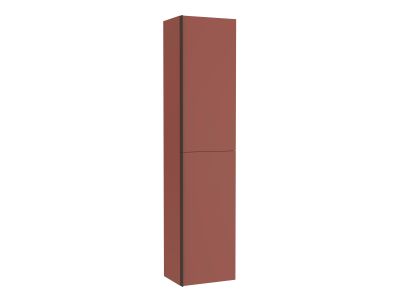 Dulap inalt suspendat Roca Inspira cu doua usi, 175x40cm, rosu terracota