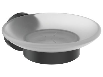 Savoniera cu suport Ideal Standard, colectia IOM negru mat