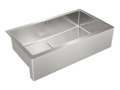 Chiuveta bucatarie Teka 80 M-XP 1B American Professional, front inox masiv, 795x468mm, adancime cuva 20cm, SilentSmart, inox