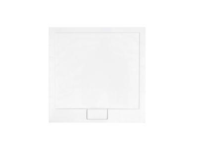 Cadita dus patrata Besco Axim Ultraslim 80x80x4.5cm, alb