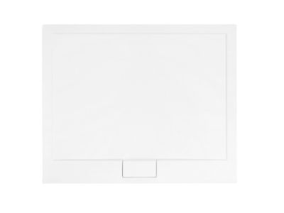 Cadita dus dreptunghiulara Besco Axim Ultraslim 100x80x4.5cm, alb