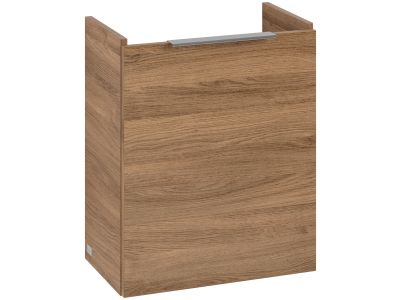 Dulap baza Villeroy & Boch Architectura cu o usa, 430x520mm, orientare stanga, stejar kansas