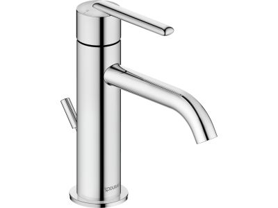 Baterie lavoar Duravit Balcoon S, ventil pop-up, FreshStart, MinusFlow, crom
