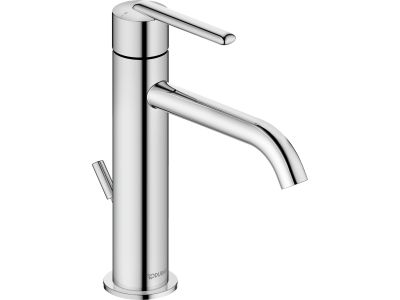 Baterie lavoar Duravit Balcoon M, ventil pop-up, FreshStart, MinusFlow, crom