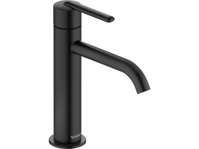 Baterie lavoar Duravit Balcoon M, fara ventil, FreshStart, MinusFlow, negru mat