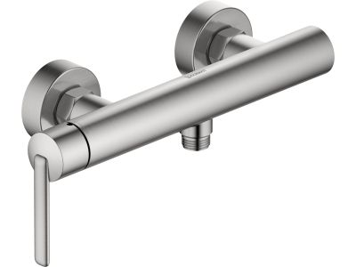 Baterie dus Duravit Balcoon, inox periat